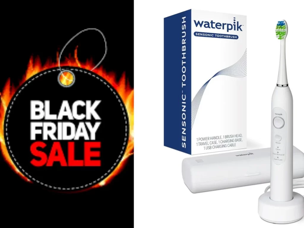Cyber Monday electric toothbrush and water flosser.
